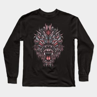 Gorilla color Long Sleeve T-Shirt